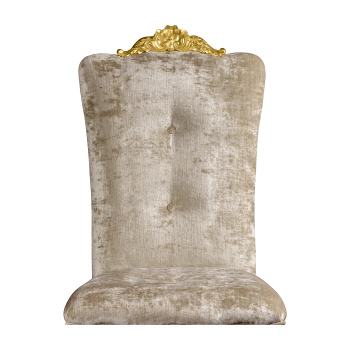 Dining Side Chair with Gilt Carved Detailing