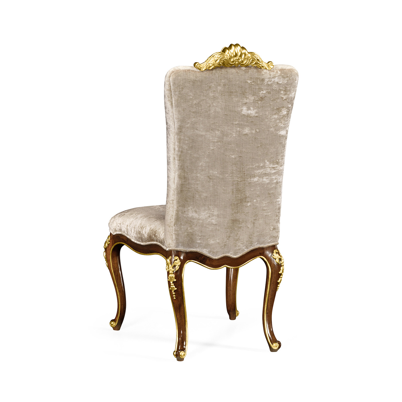 Dining Side Chair with Gilt Carved Detailing