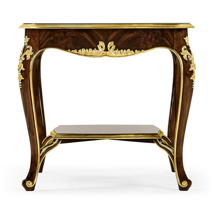 Side table with gilt carved detailing