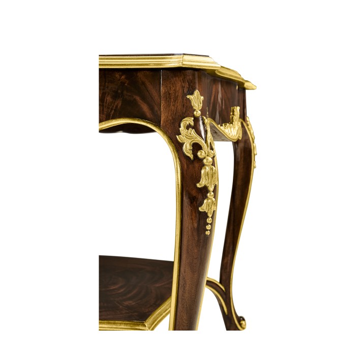 Side table with gilt carved detailing