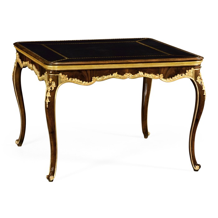 Interchangeable Breakfast/Games table with gilt carved detailing