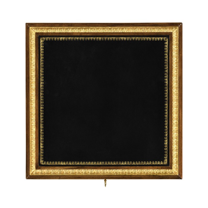 Mahogany & Gilded Flatware Collectors Cabinet