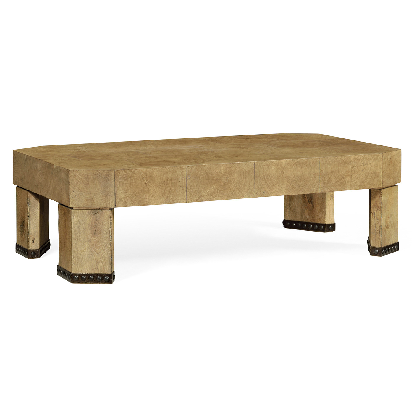 Rectangular Oyster Coffee Table in Natural Washed Oak