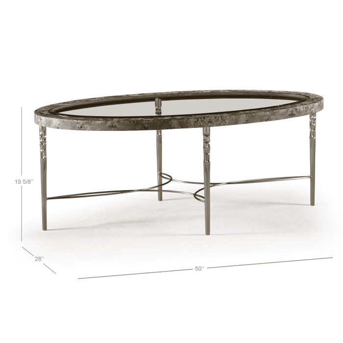 Fulgurite Golden Amber Cocktail Table