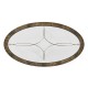 Oval Buckingham Mahogany Cocktail Table