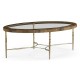 Oval Buckingham Mahogany Cocktail Table