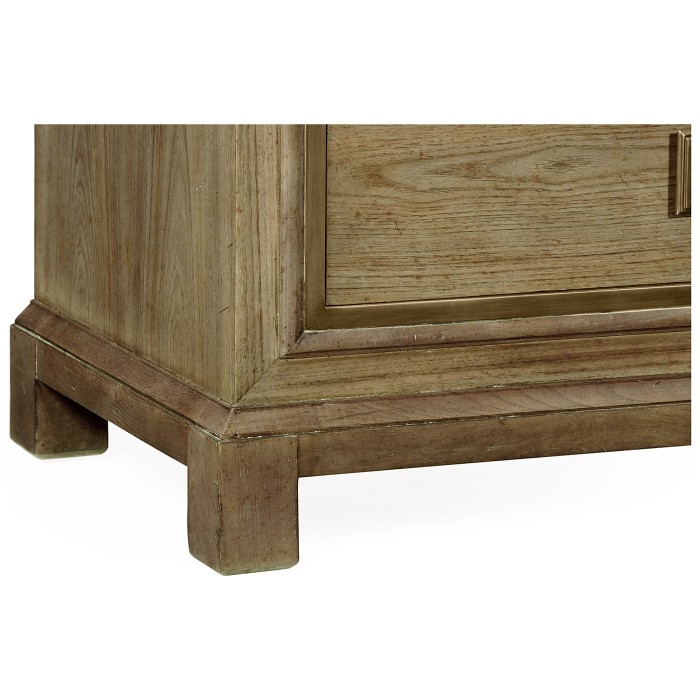 Nightstand in light grey chestnut