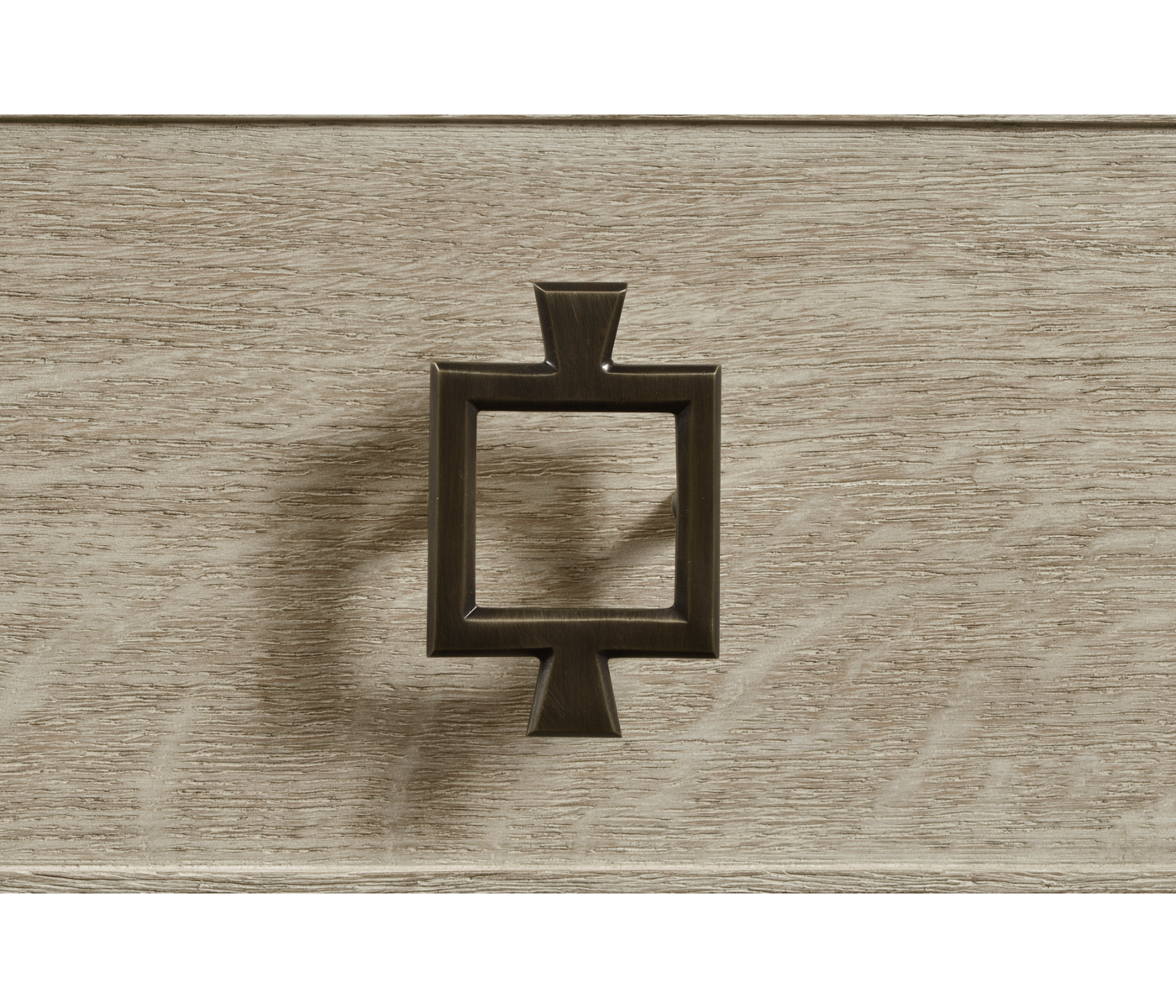 Greyed Oak Chest of Drawers with Marble Top