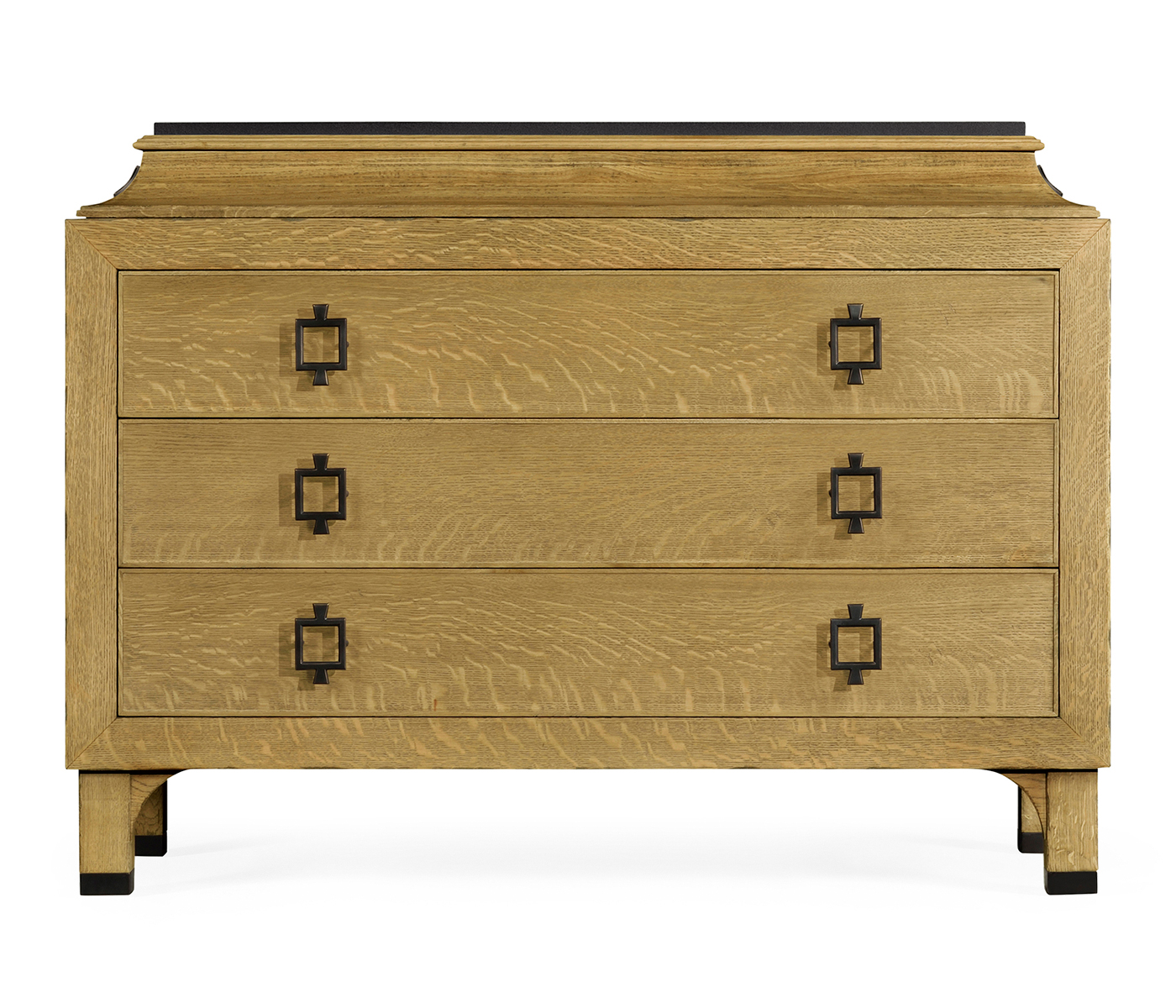 Natural Oak Chest of Drawers with Marble Top