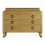 Natural Oak Chest of Drawers with Marble Top