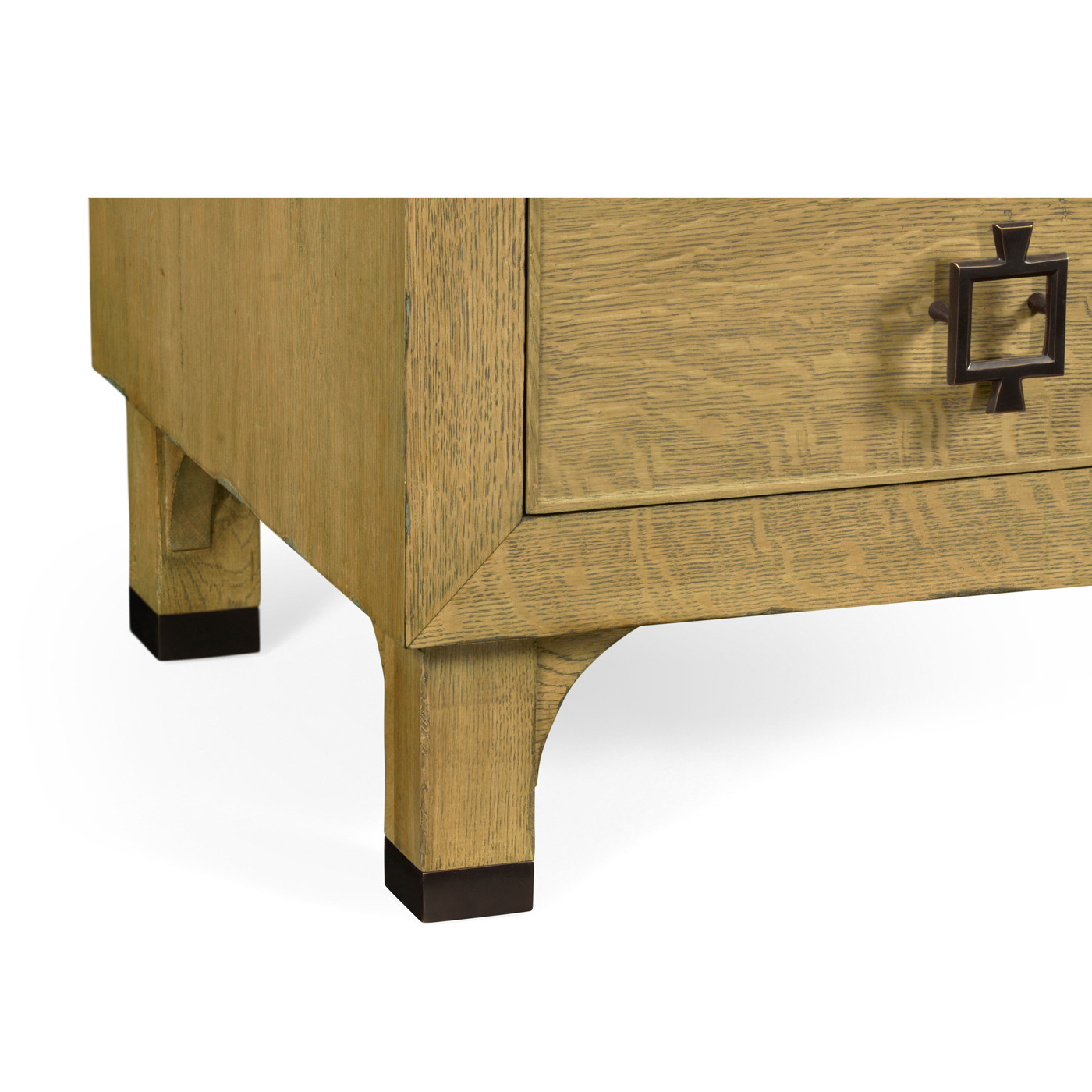 Natural Oak Chest of Drawers with Marble Top