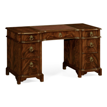 Federal Style Mahogany Kneehole Desk