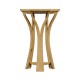 Architectural Hexagonal Oyster Lamp Table