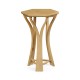 Architectural Hexagonal Oyster Lamp Table