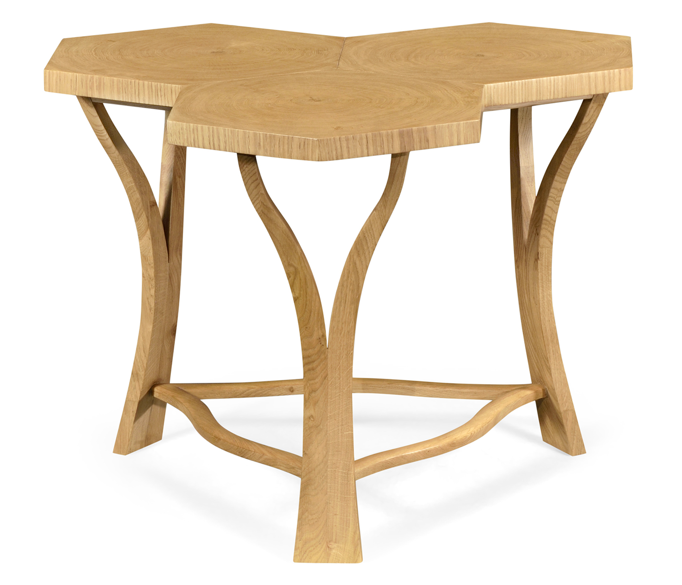 Architectural Coffee Table with Tripal Hexagonal Oysters