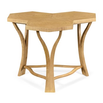 Architectural Coffee Table with Tripal Hexagonal Oysters