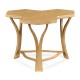 Architectural Coffee Table with Tripal Hexagonal Oysters