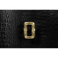 Serpentine Black Faux Croc Skin Chest of Drawers