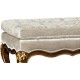 Bench with Gilt Carved Detailing