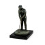 Pair of Dark Antique Bronze Golfer Bookends