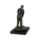 Pair of Dark Antique Bronze Golfer Bookends