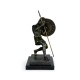 Pair of Dark Bronze Combatant Bookends