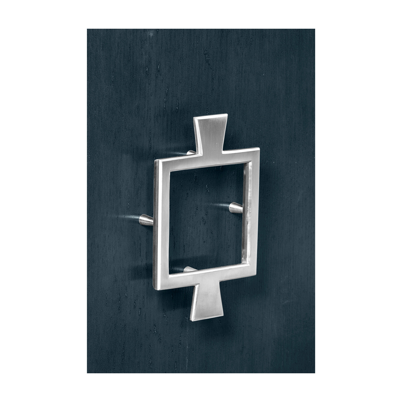 Antique Blue Oak Three-Door Buffet