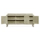 Greyed Oak Three-Door Buffet