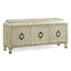 Greyed Oak Three-Door Buffet