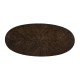 Black Eucalyptus Oval Dining Table 95