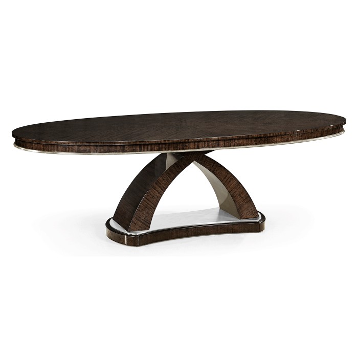 Black Eucalyptus Oval Dining Table 95