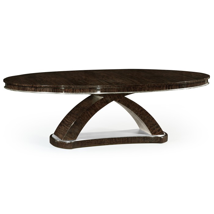 Black Eucalyptus Oval Dining Table 96