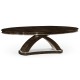 Black Eucalyptus Oval Dining Table 96