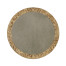 Fulgurite Golden Amber Round Side Table
