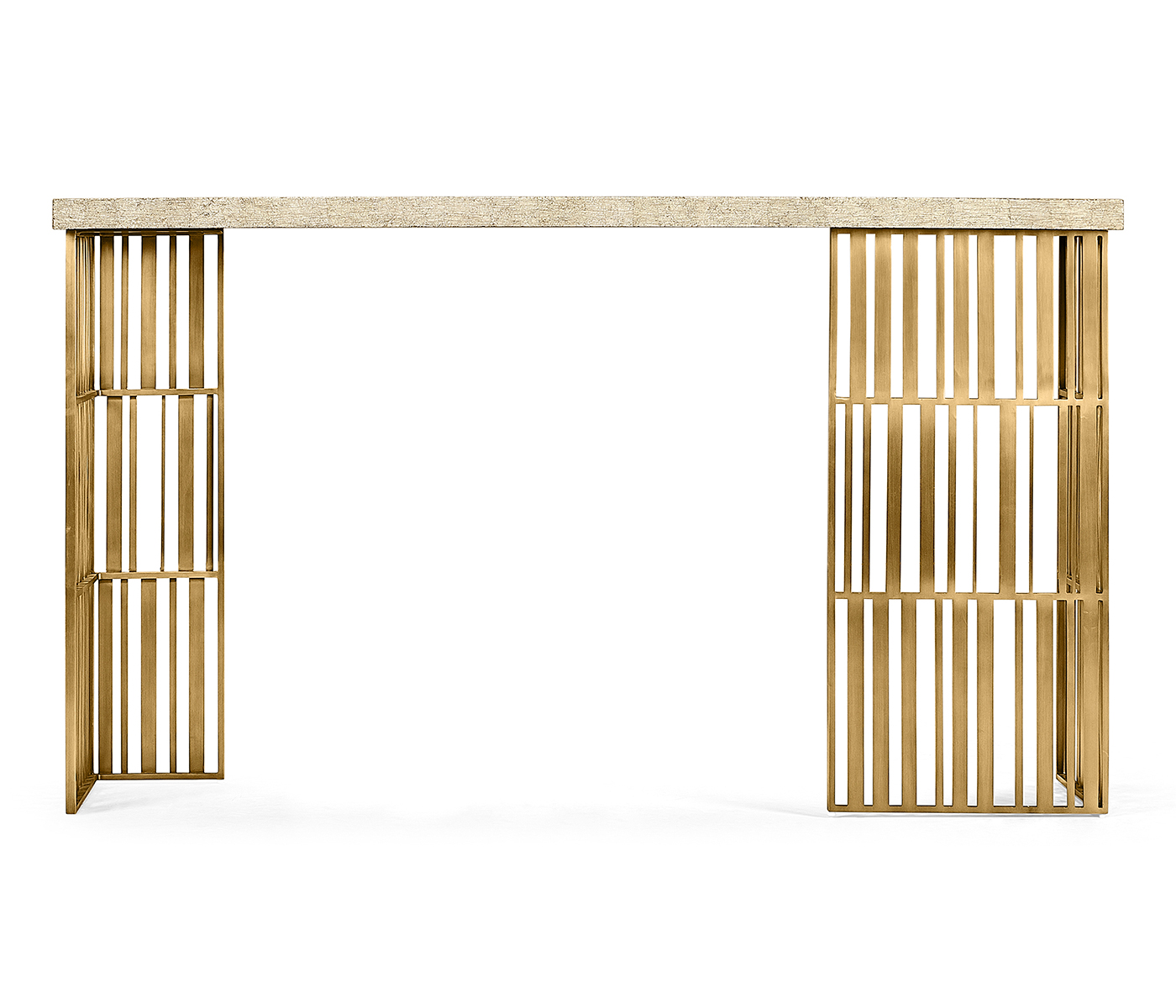 Rectangular Timberwolf Eggshell Console Table