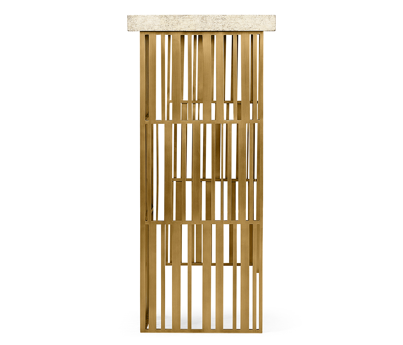 Rectangular Timberwolf Eggshell Console Table