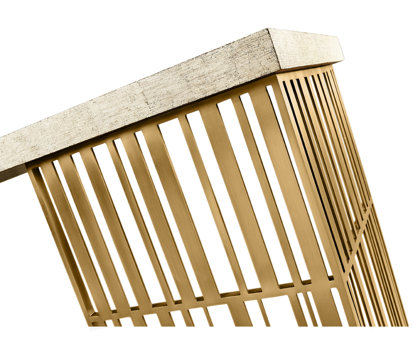 Rectangular Timberwolf Eggshell Console Table