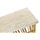 Rectangular Timberwolf Eggshell Console Table