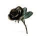 Antique Dark Bronze Blooming Rose