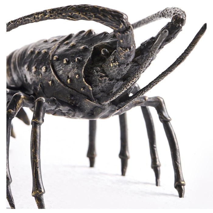 Antique Dark Bronze Langoustine