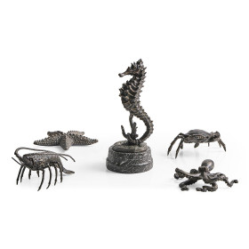 Antique Dark Bronze Langoustine