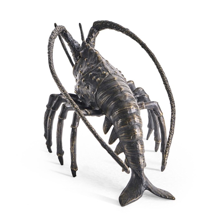 Antique Dark Bronze Langoustine