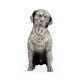 Antique White Brass Beagle Dog