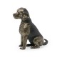Antique Dark Bronze Beagle Dog