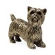Light Antique Brass Yorkshire Terrier Dog