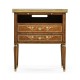 Burl & Mother of Pearl Nightstand