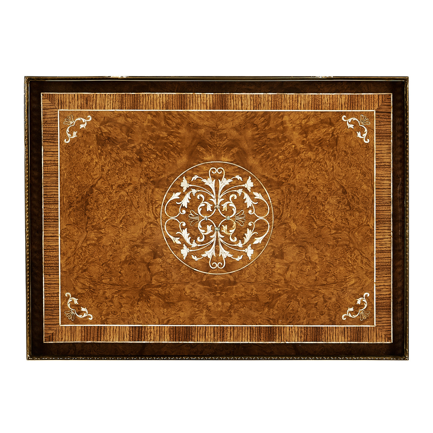 Burl & Mother of Pearl Nightstand