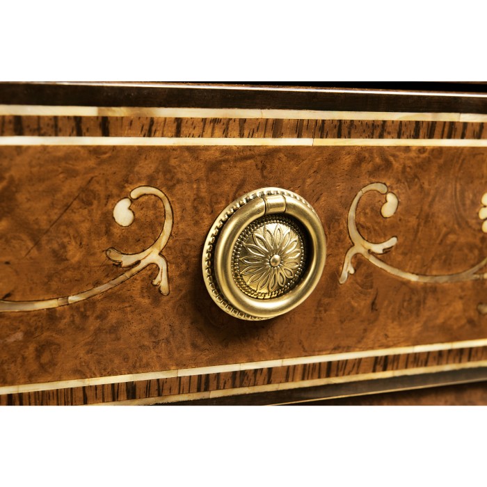 Burl & Mother of Pearl Nightstand