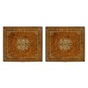Pair of Burl & Mother of Pearl Bedside Cabinets