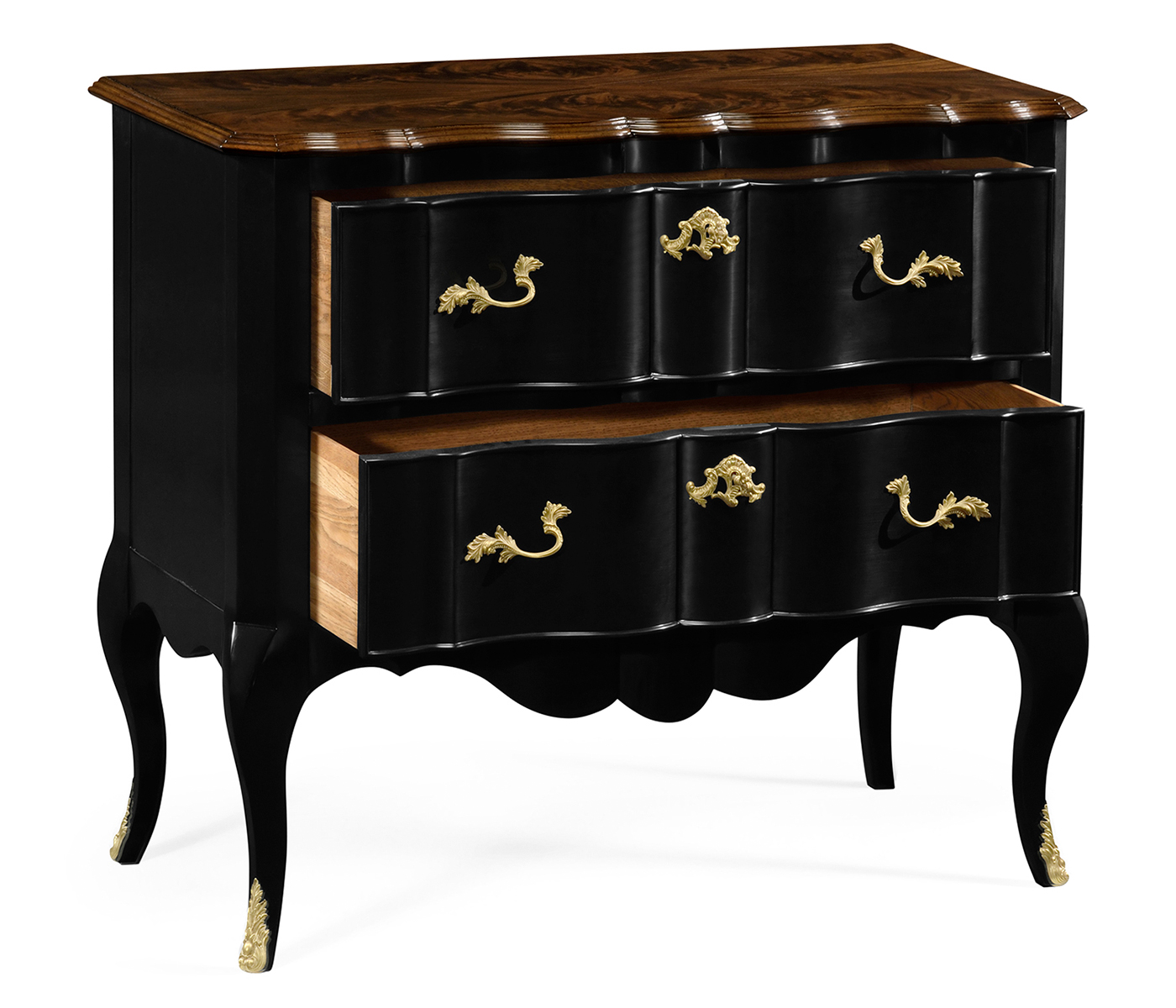 Chest of drawesr in painted black
